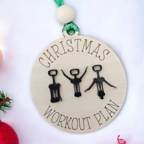 WINE WORKOUT | Julepynt for engroshandel hos Sadie J. & Co.
