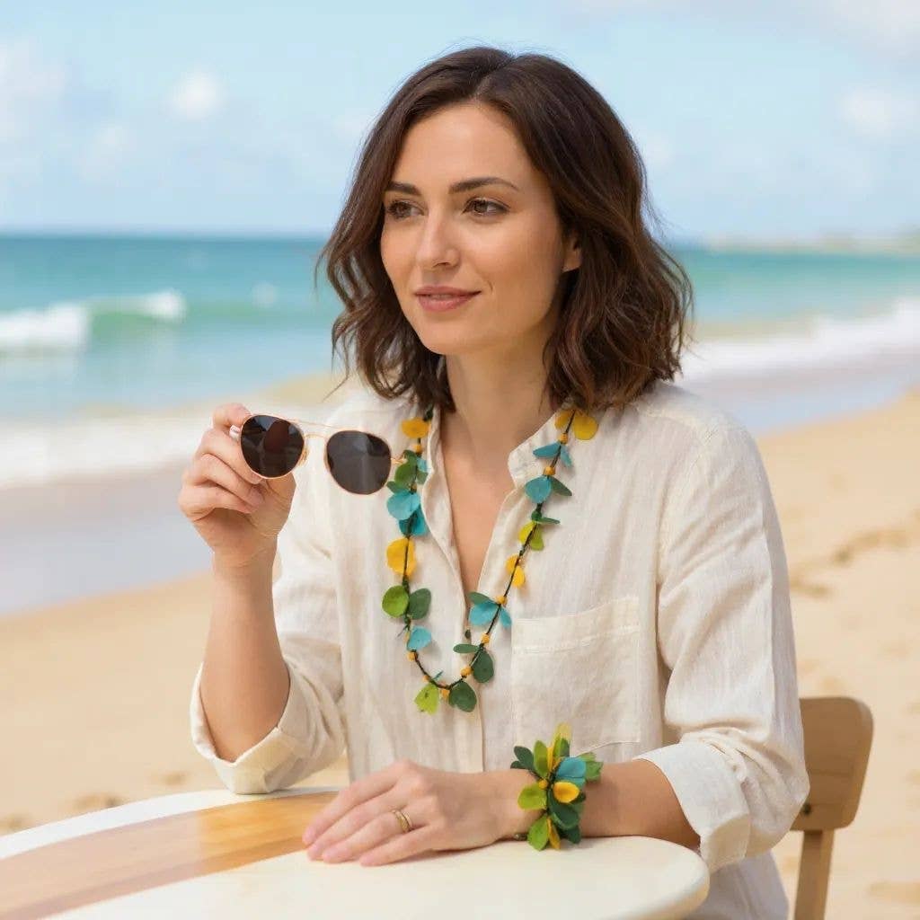 Organic jewelry by Allie – Großhandel Perlenarmband – Oahu Lei-Stil Tagua-Armband Insel-Strand-Schmuck20