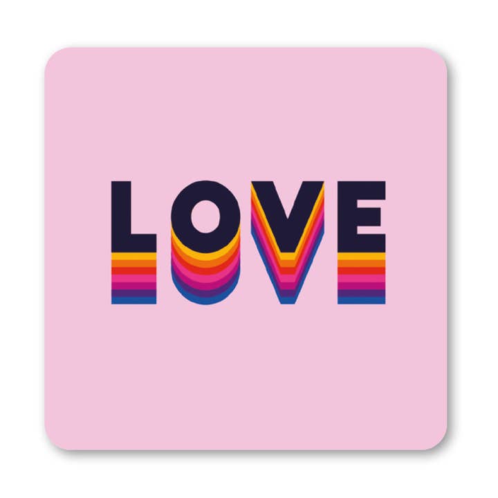 Love Coaster for wholesale by Lucy Maggie Designs