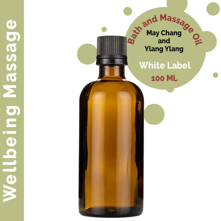 AW Aromatics Limited - Wholesale Massage Oil/Gel - White Label Wellbeing Massage Oil / Bath Oil100ml