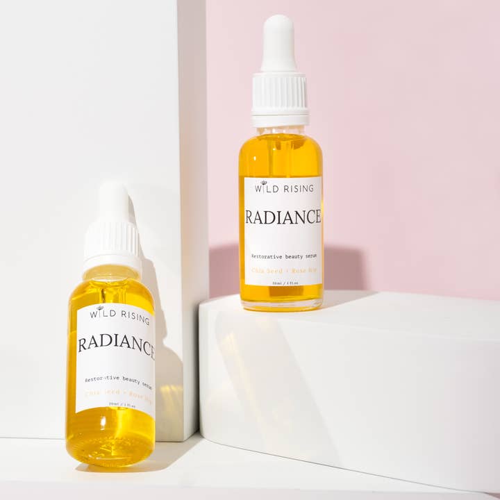 Wild Rising Skincare – wholesale Facial oil – Mini Rosehip & Chia Seed Restorative Face Serum Oil 6