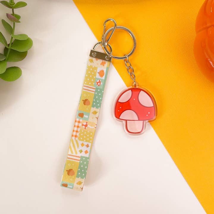 Acony Patchwork - Porta-chaves Lanyard por atacado de Laurel Mae Art