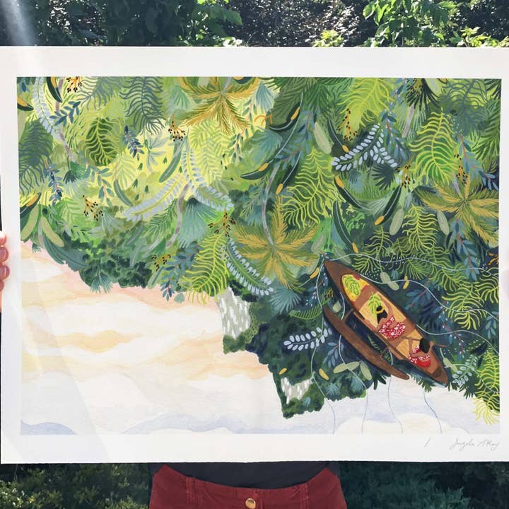 Pago Pago - Art Print for wholesale by ohkii studio