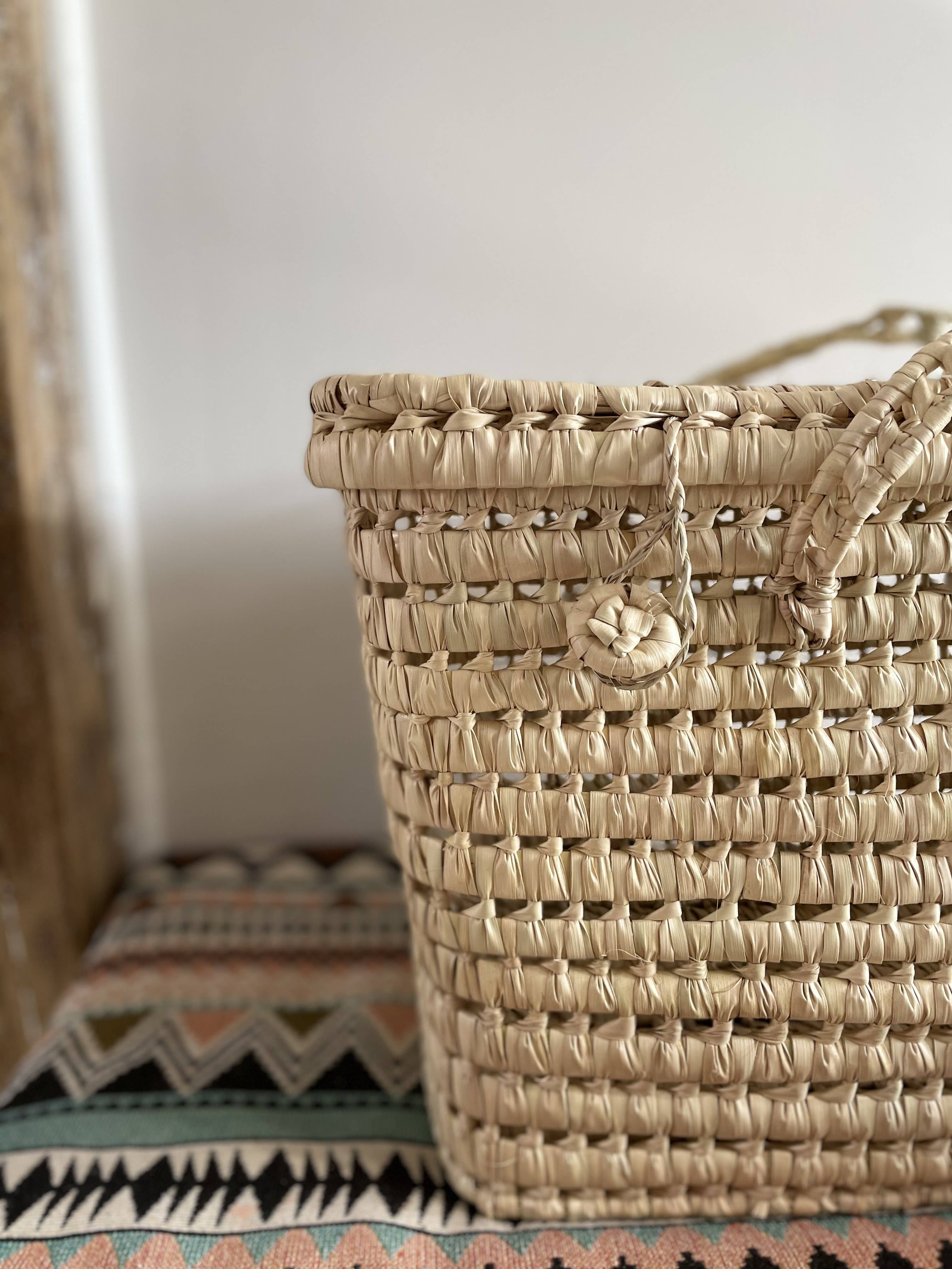 Tamegrouteshop - Wholesale Basket - Gevlochten marokkaanse mand3