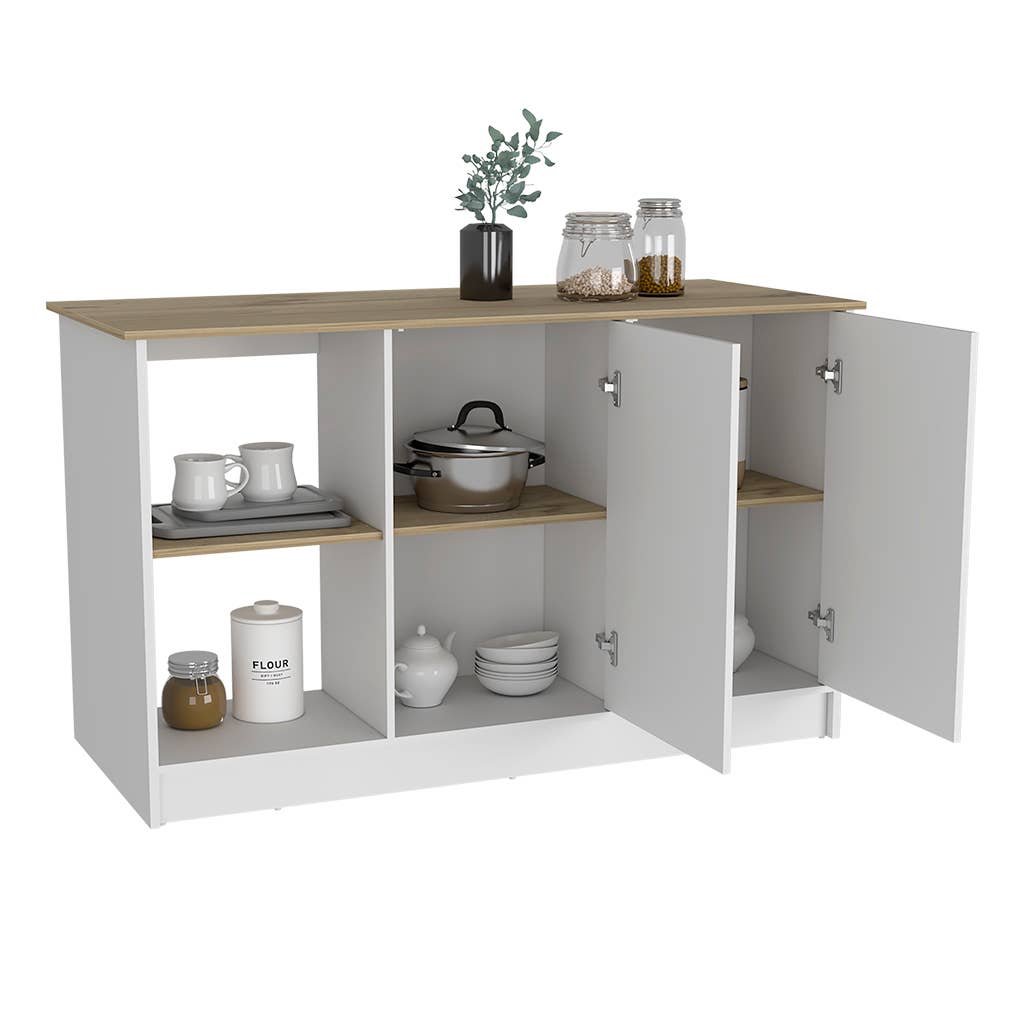 TUHOME FURNITURE - Vendita all'ingrosso Contenitori/Organizer da cucina - Isola da cucina Juniper27
