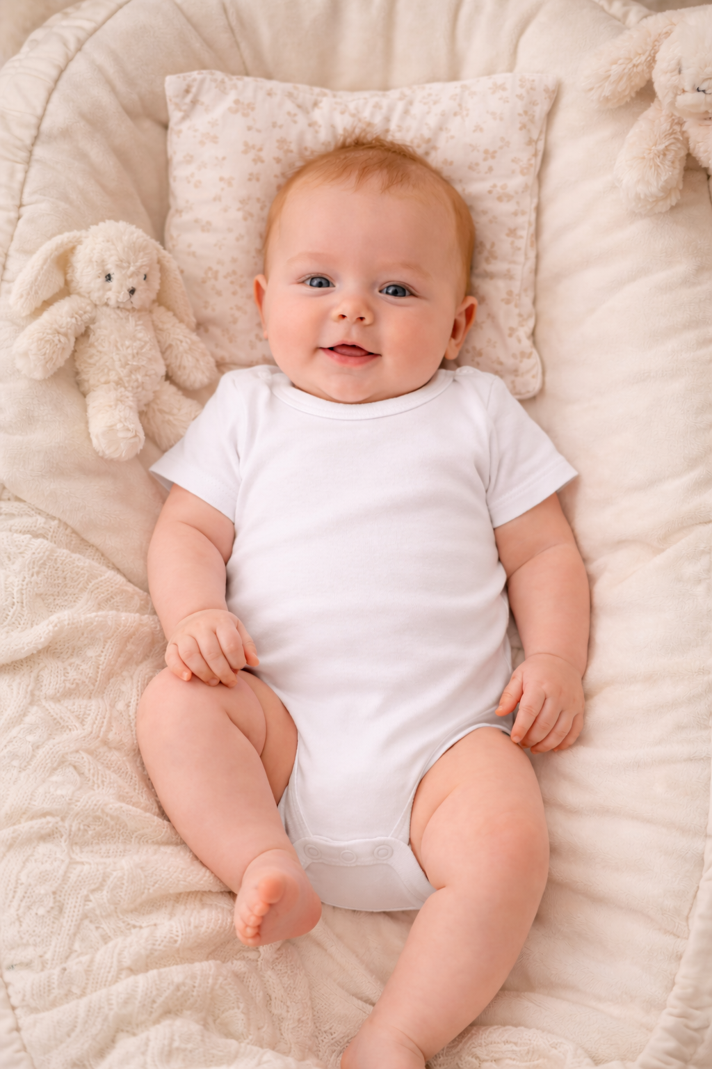 Kids4trendy - Wholesale Bodysuit (Non-Footed) - Baby - White onesie0