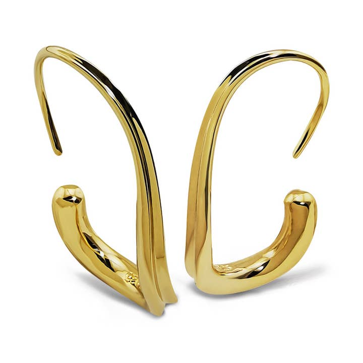 Boucles d'oreilles Gala Design Wave G GE004G pour la vente par Gala Design Sieraden