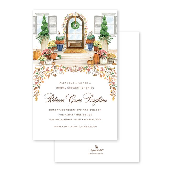 October Bulk Invitation for wholesale by Dogwood Hill
