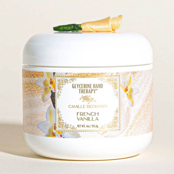 French Vanilla Glycerine Hand Therapy 4oz jar for wholesale by Camille Beckman