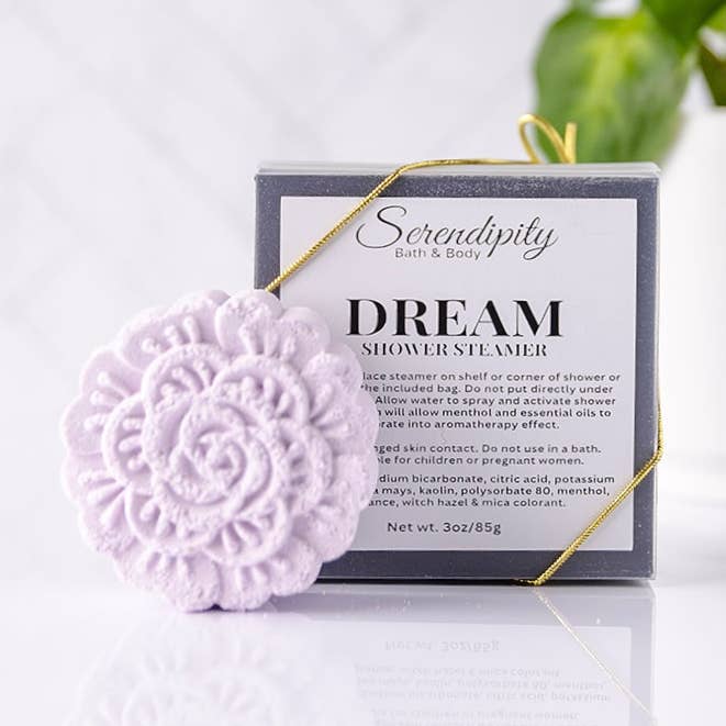 Lavender Shower Steamer for wholesale by Serendipity Bath & Body