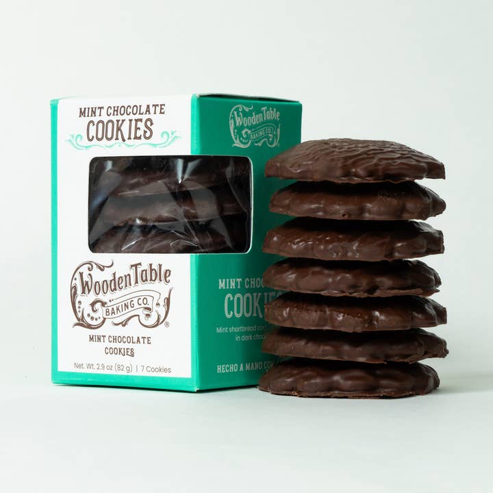 Mint Chocolate Tea Cookies (No Gluten) for wholesale by Wooden Table Baking Company