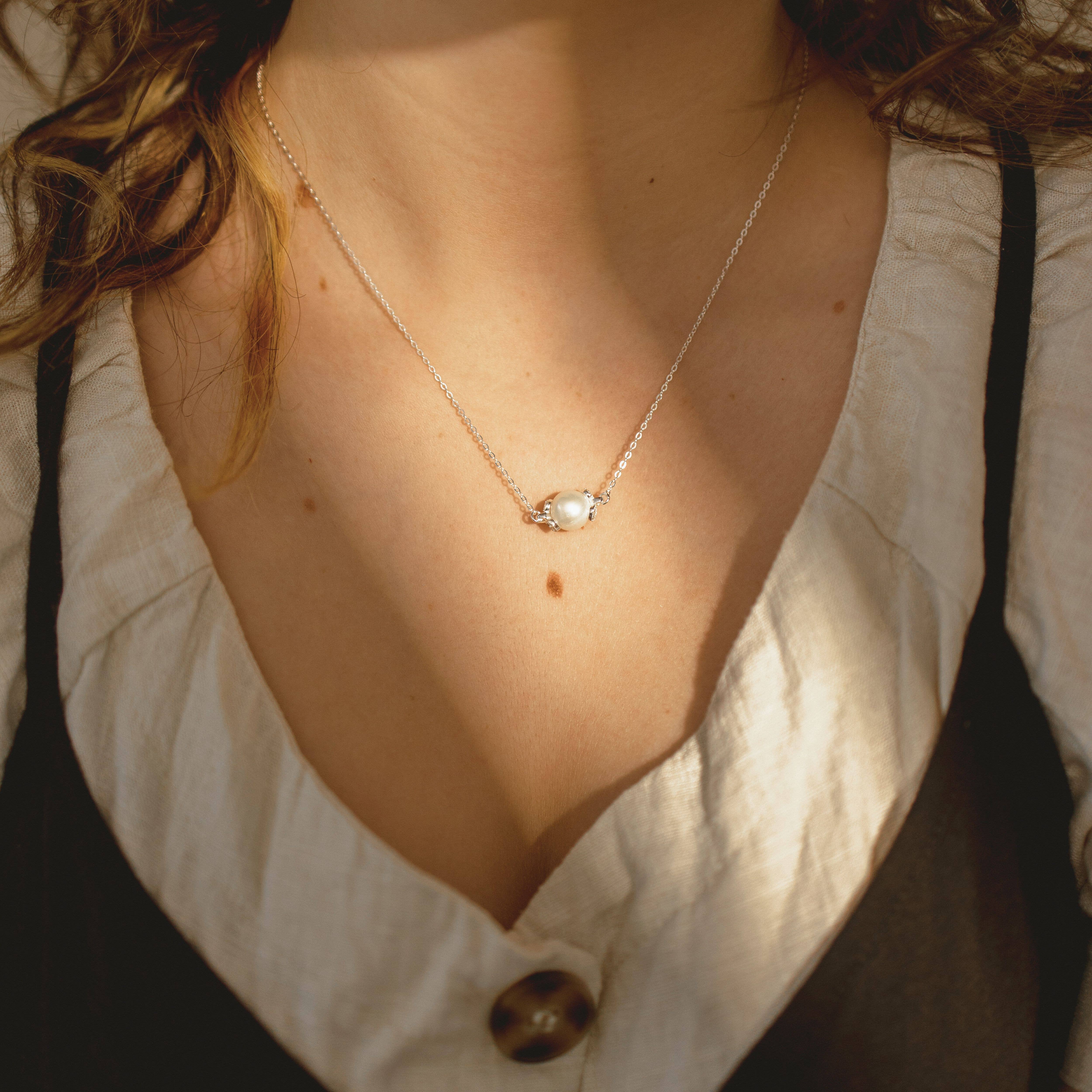 hope love shine - Wholesale Pendant/Charm Necklace - Graduation Pearl Sterling Silver Necklace Gift For Her3