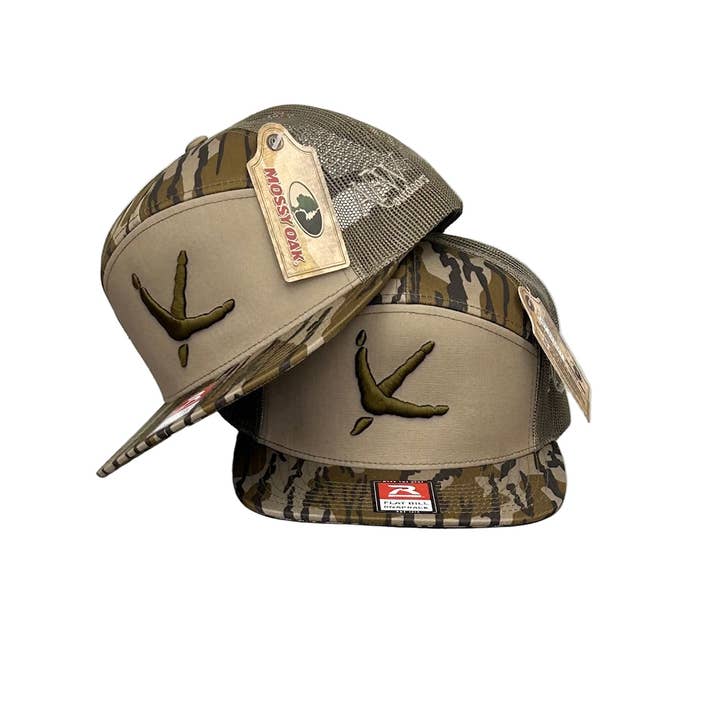 Logo de pistes de dinde 7 panneaux Mossy Oak Bottomland et Olive pour la vente par American Flyway Waterfowl