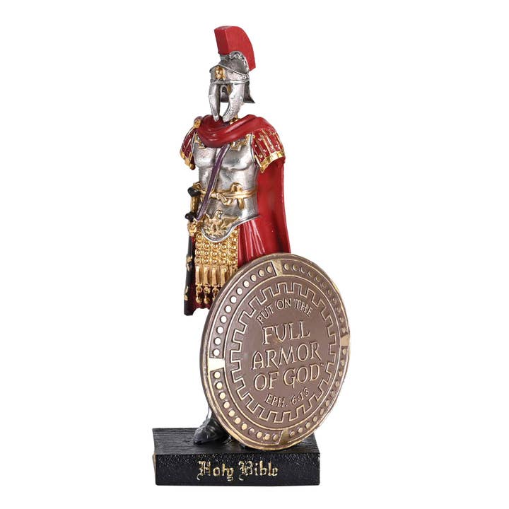 Figurine Full Armor Of God Red Gold 6H for wholesale by Dicksons