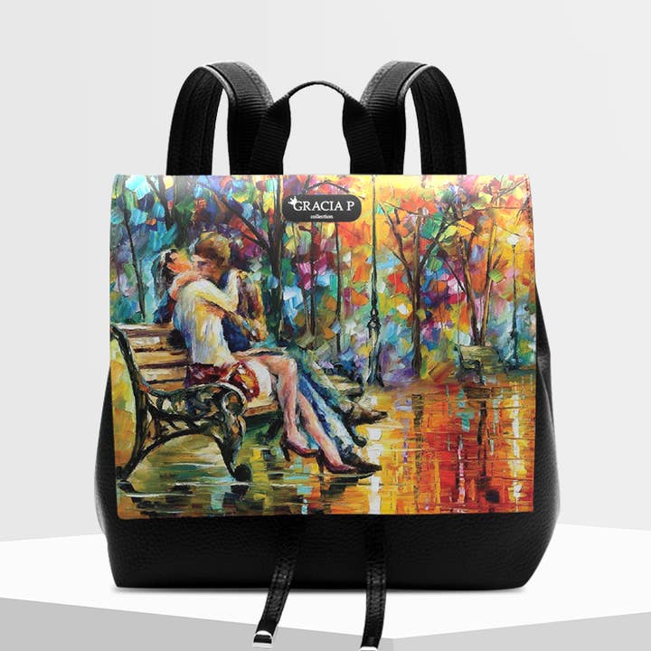 Molly ryggsäck från Gracia P - italiensk ryggsäck - färg bänk för wholesale av GLOBALSHOP SRL