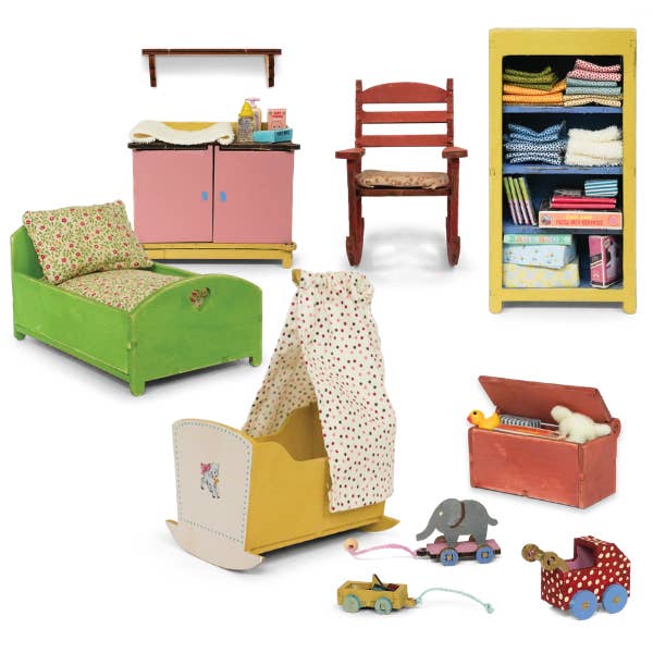 Het Muizenhuis - Wholesale DIY Craft Kit - Kids DIY Dollhouse Furniture Kit - Nursery (Scale 1:12)4