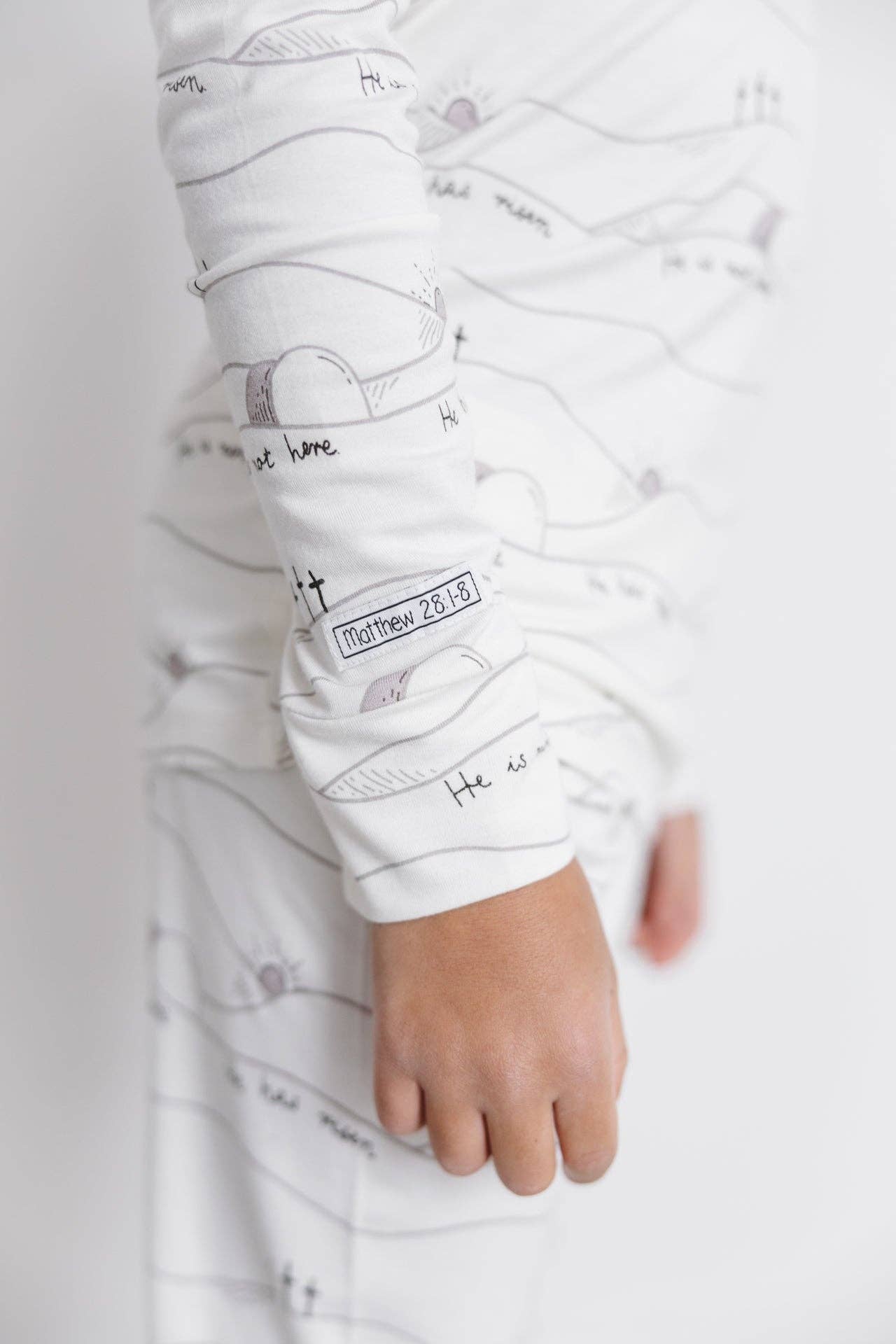 Holy Pals – wholesale Sleepwear set – Kids – Early Sunday Morning PJ Long Sleeve Set Bamboo1