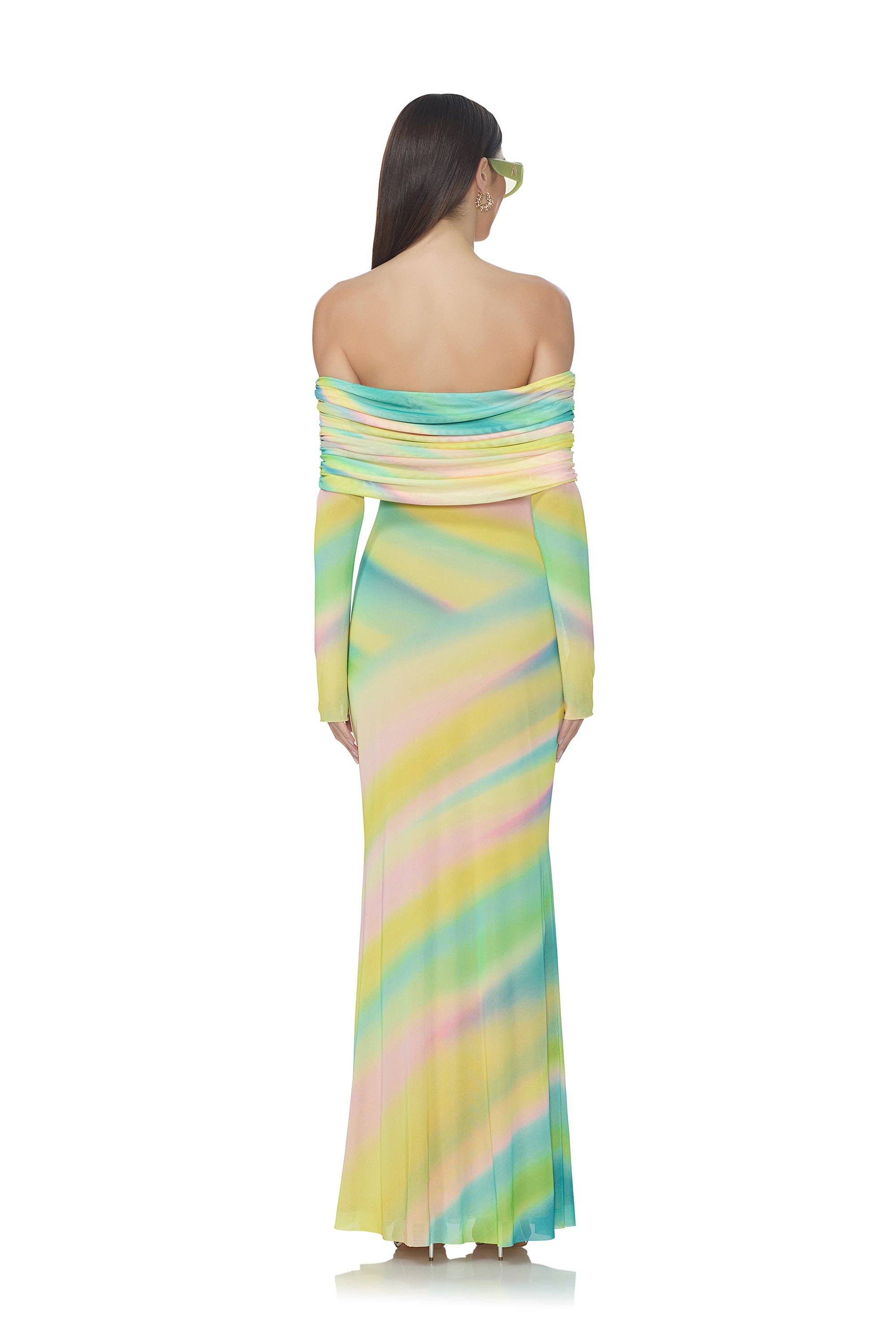 Thelma Dress - Rainbow Stripe for wholesale on Faire6