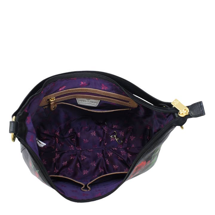 Anuschka | Vanya Lara (USA) - Wholesale Shoulder bag – women's - Ruched Hobo - 76153