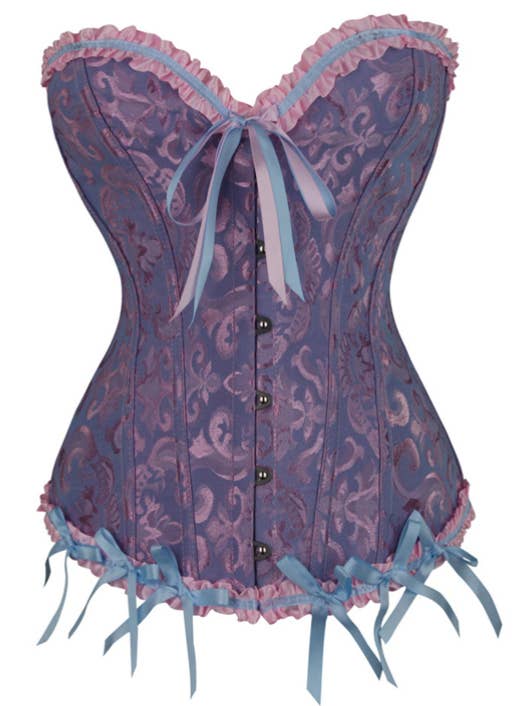 VIGOR - Wholesale Shapewear - Women's - Floral Corset for Women Lingerie Bustier Top - MOQ 10 Pcs5