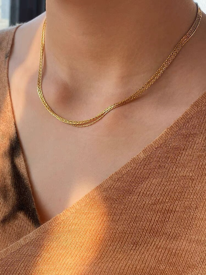 happyzzzsu - Wholesale Jewelry Set - 4 Multi-Layer Layered Necklace Set4