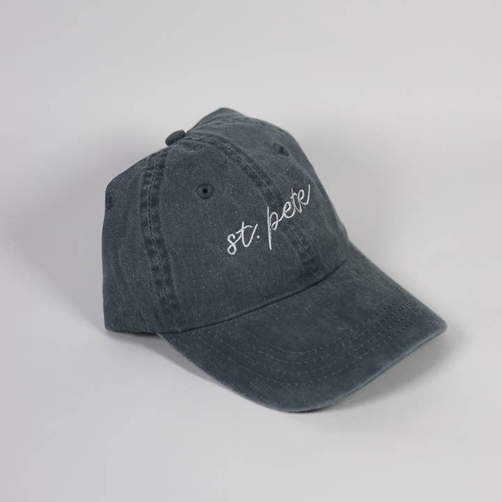 Tay Dunworth - Wholesale Baseball Cap - Unisex - St. Pete (Florida) Cursive Embroidered Dad Hat5