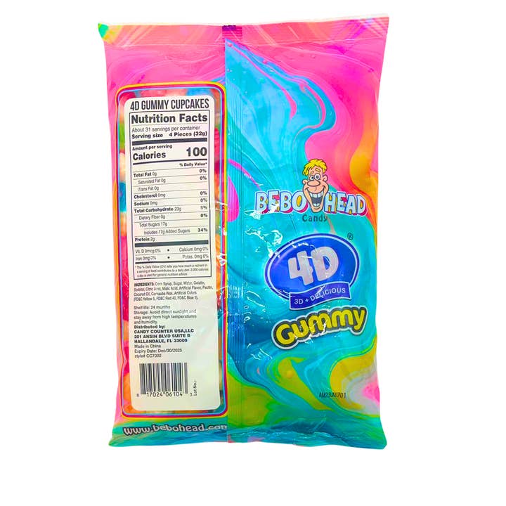 Dare Online LLC - Wholesale Gummy - 4D Gummy Cupcakes2