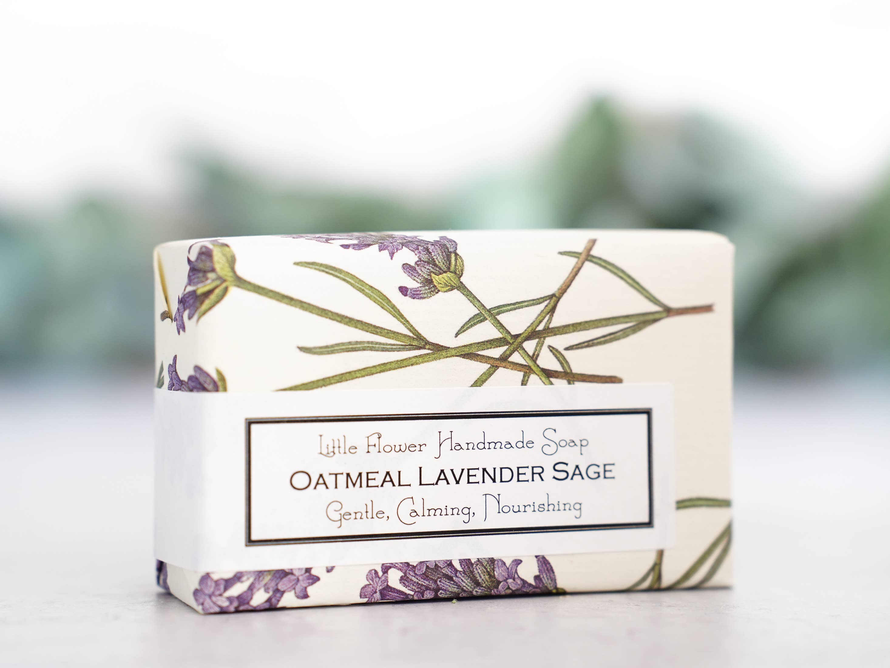 The Little Flower Soap Co - Wholesale Bar Soap - Oatmeal Lavender Sage Handmade Soap0