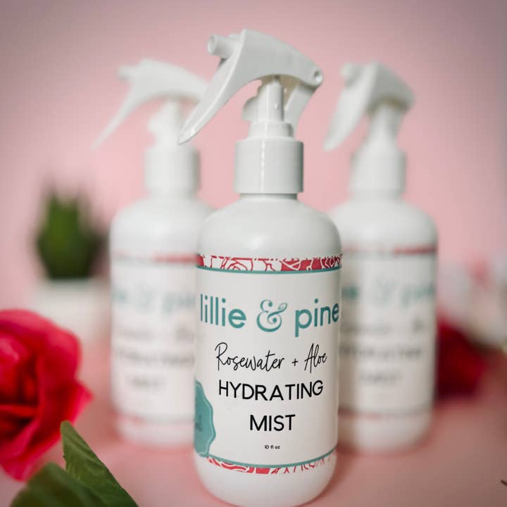 L I L L I E & P I N E - Wholesale Face & Body Mist/Water - Rosewater + Aloe Hydrating Mist1