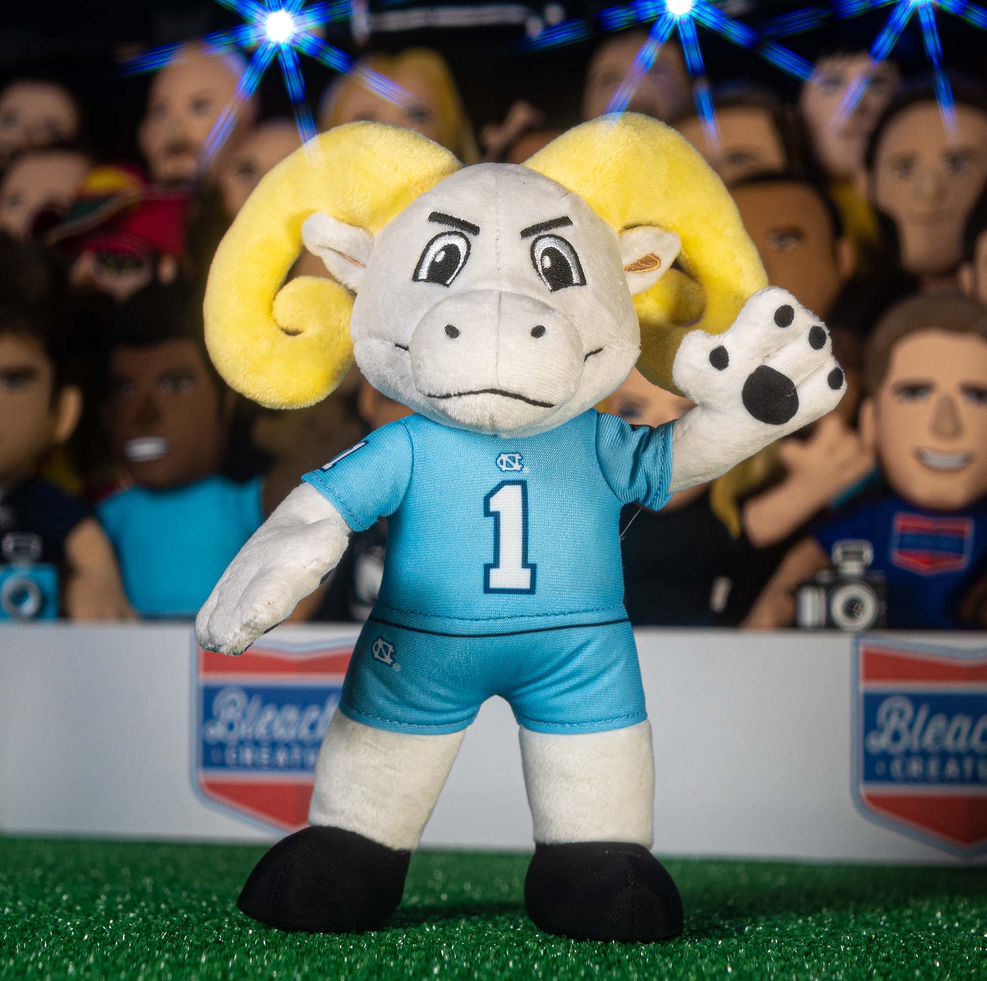 Uncanny Brands - Wholesale Stuffed/Plush Toy - Kids & Baby - Bleacher Creatures North Carolina Tarheels Rameses 10" Mascot Plush Figure5