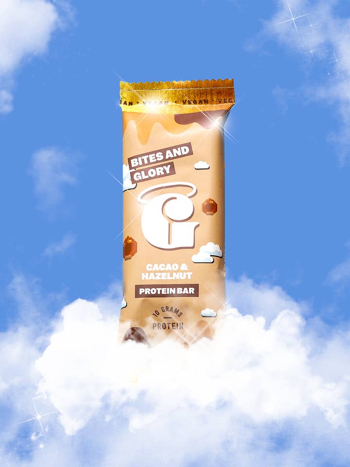 Chocolate Hazelnut protein bar for wholesale by bitesandglory