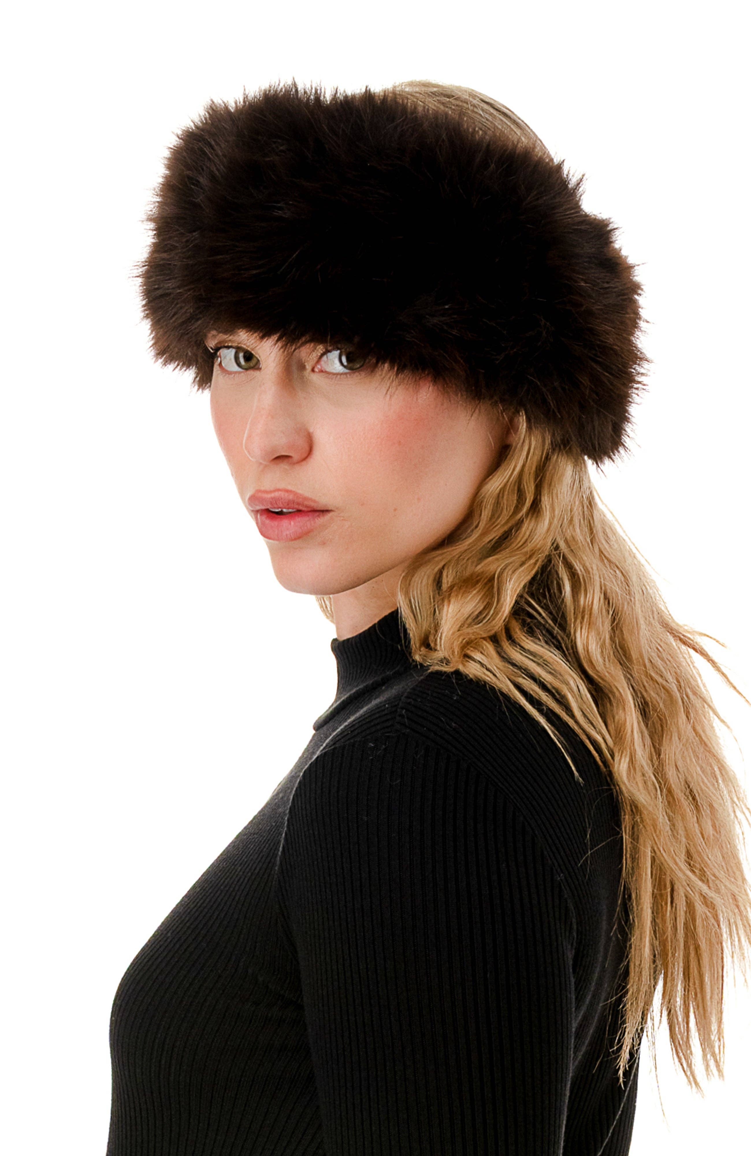 Marcus Adler – wholesale Fashion headband – women's – Faux Fur Headband3