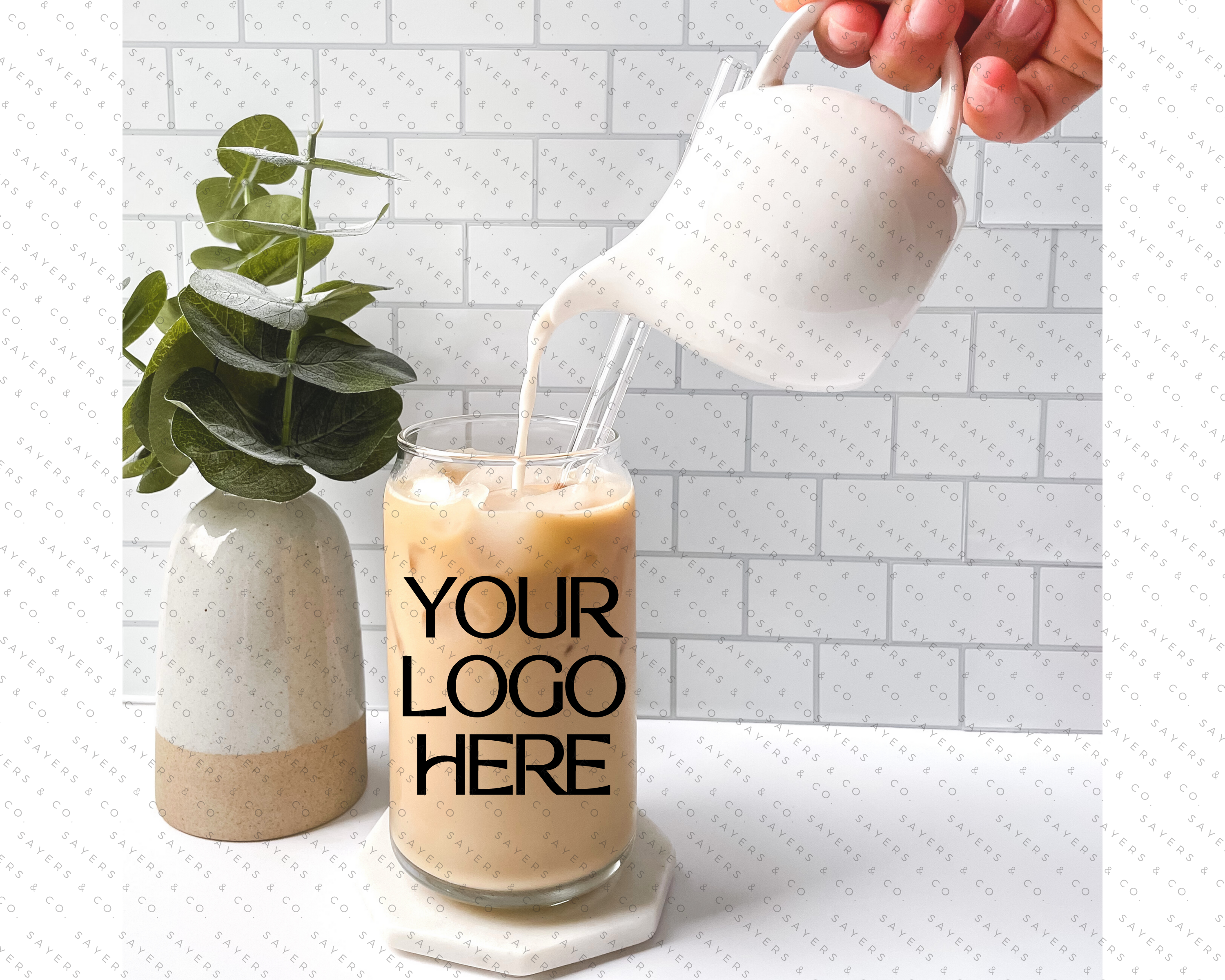 Sayers & Co. - Wholesale Drinking Glass/Cup - 16oz Glass YOUR LOGO Tumbler, Beer Glass6