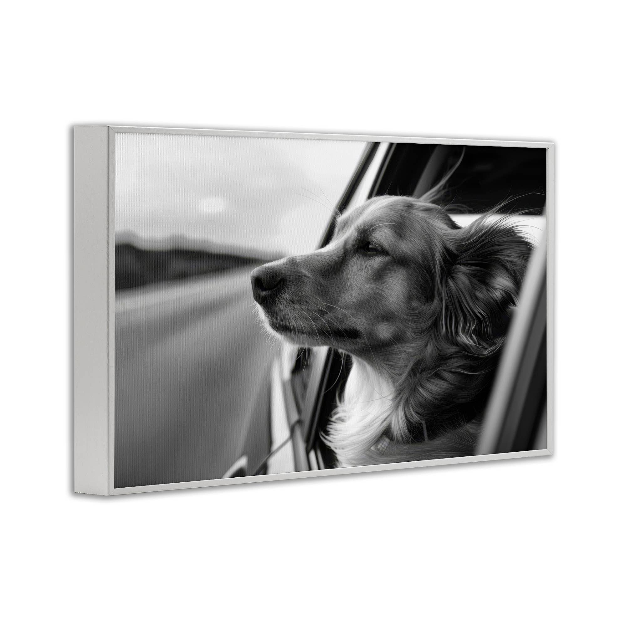 Stupell Industries - Wholesale Wall Sign - Dog Out Car Window - Framed Wall Art15