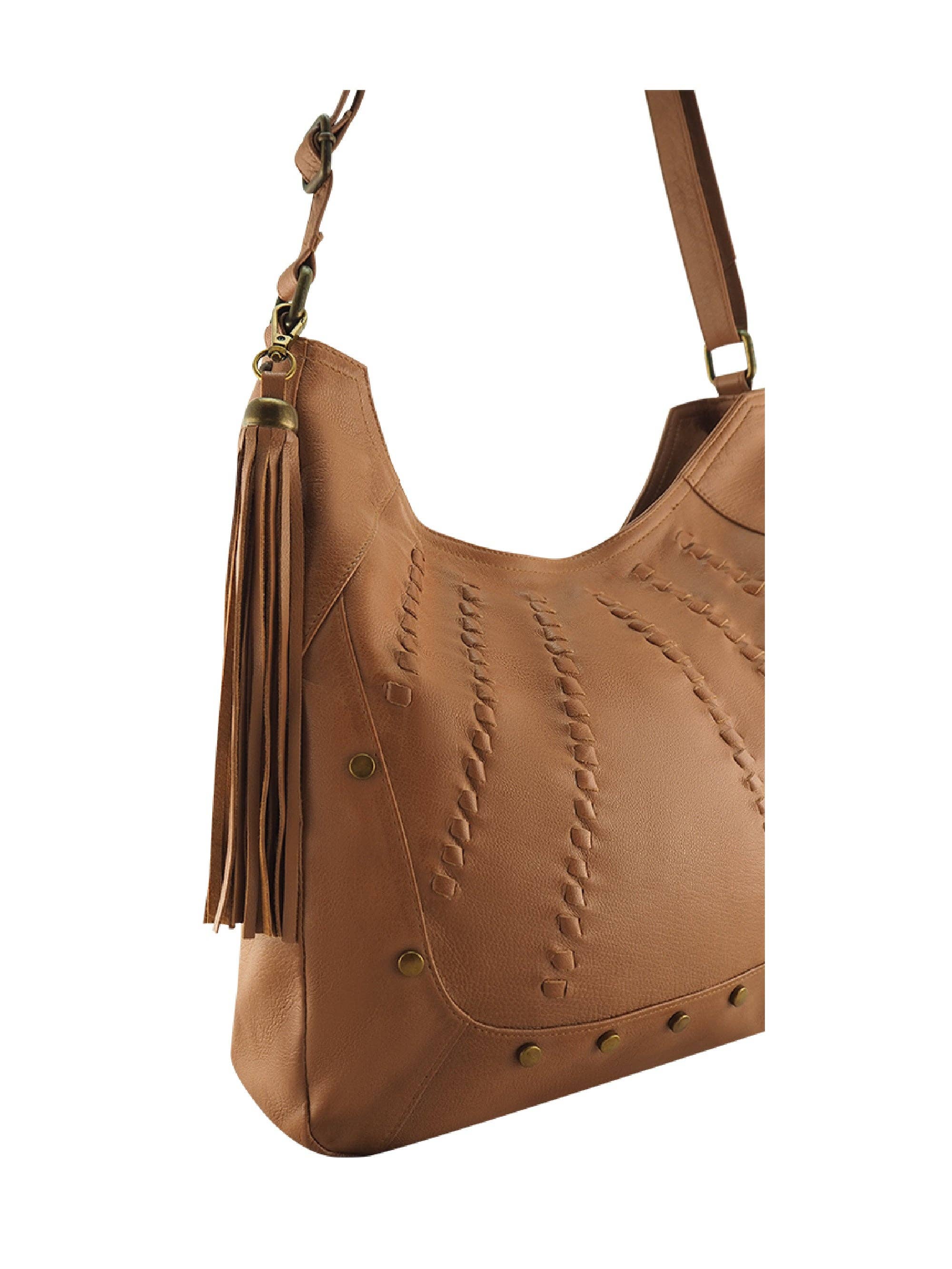 Cadelle Leather – Engroshandel Skuldertaske – til kvinder – Carrie Hobo | Cognac3