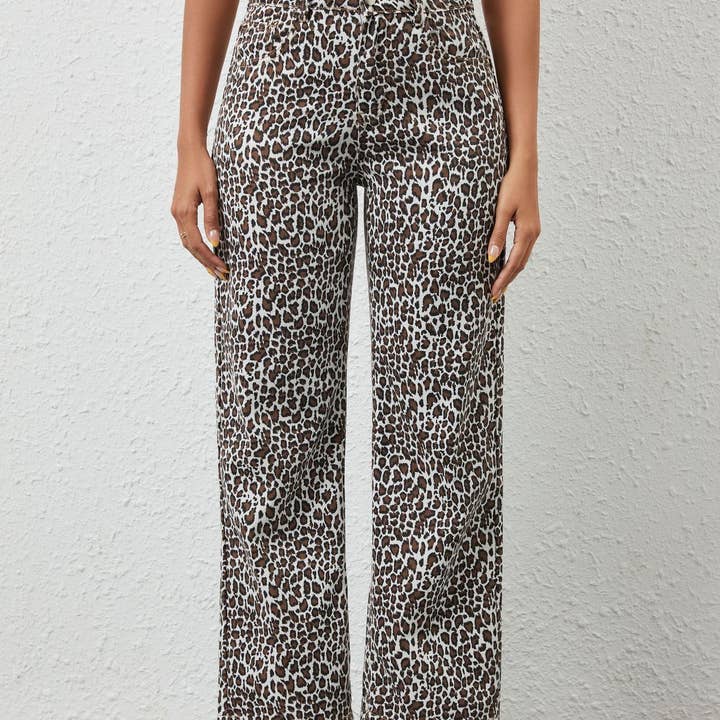 Leopard Print Women's Denim Pants and other Purchase Wholesale zebra pants. Free Returns & Net 60 Terms on Faire trending on Faire.