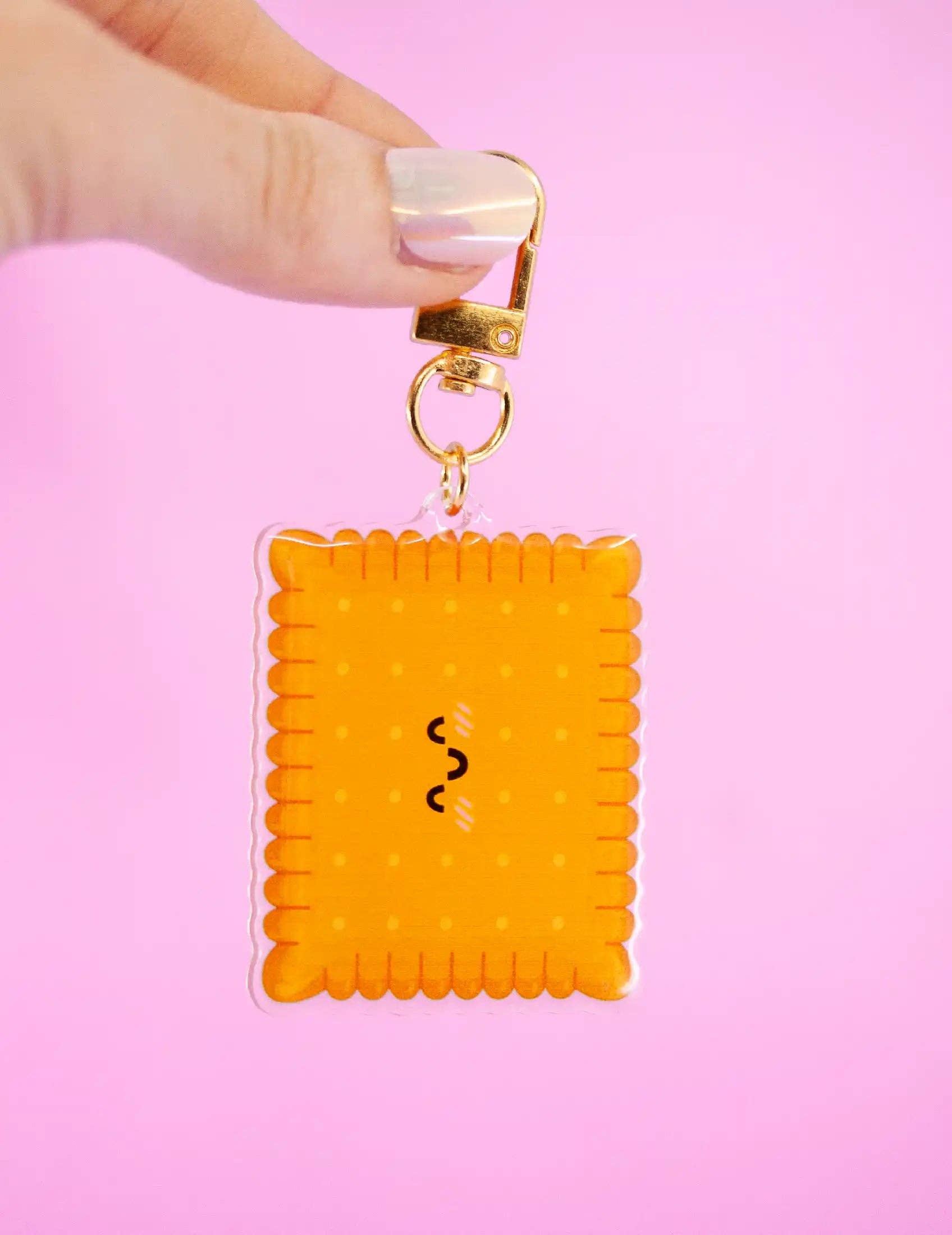 Joanna Behar - Wholesale Keychain - Women's - Petit beurre french classic biscuit Acrylic keychain1