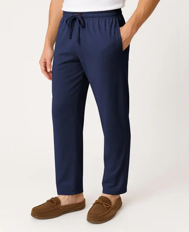 I-Wear Brands – Großhandel Schlafanzughose – Herren – Herren Weiche & Leichte Lounge-Pyjamahose mit Kordelzug12