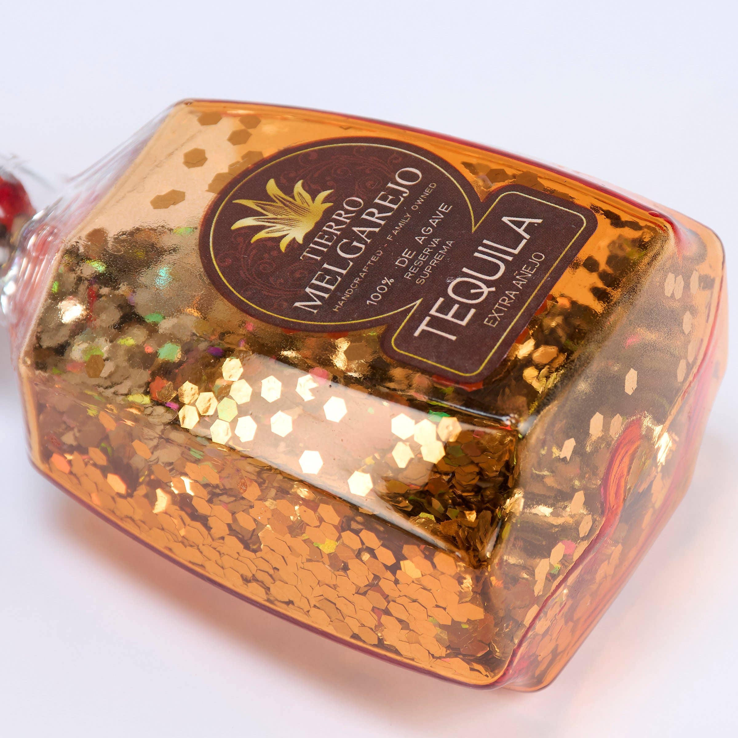 Primitives by Kathy - Wholesale Ornament - Glass Tequila Bottle Ornament3