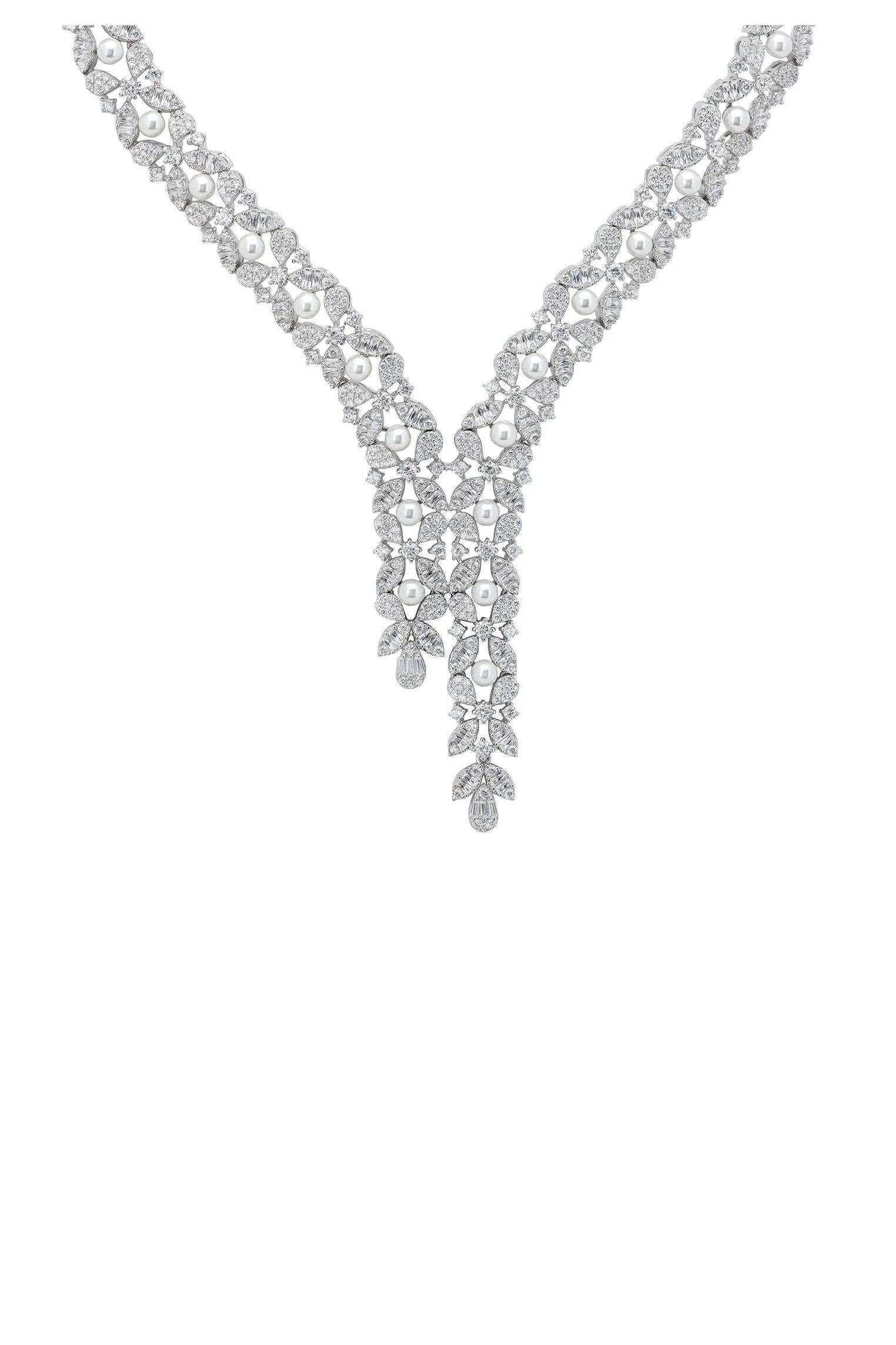 Latelita - Vente Colliers à pendentif - Collier Déclaration Marquise Perle Argent