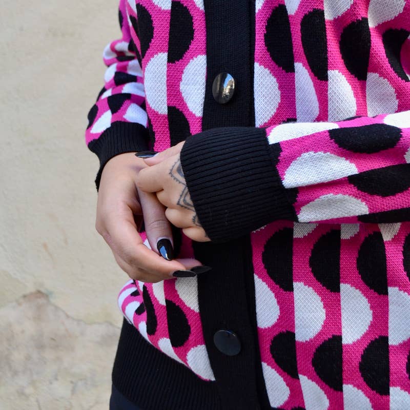 Flipa Barcelona - Wholesale Cardigan - Women's - Geo Cardigan1