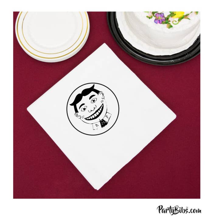 Guardanapos Tillie Asbury Park Icon, pacote com 25, tamanho de bebida por atacado de Party Bibs