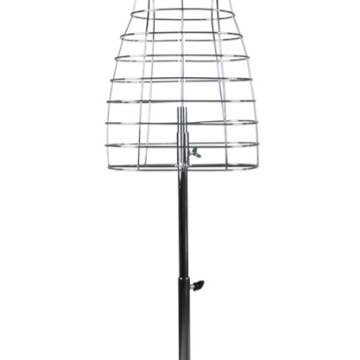 SUDMANNEQUIN - Wholesale Retailer Display Stand/Case - FEMALE METAL BUST CAGE KIT+TRIPOD BASE