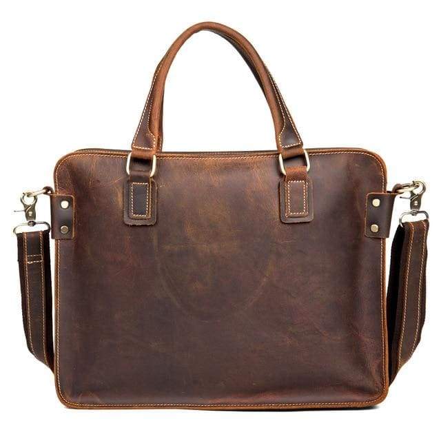 The Viggo Briefcase | Genuine Leather Messenger Bag for wholesale by Steel Horse Leather