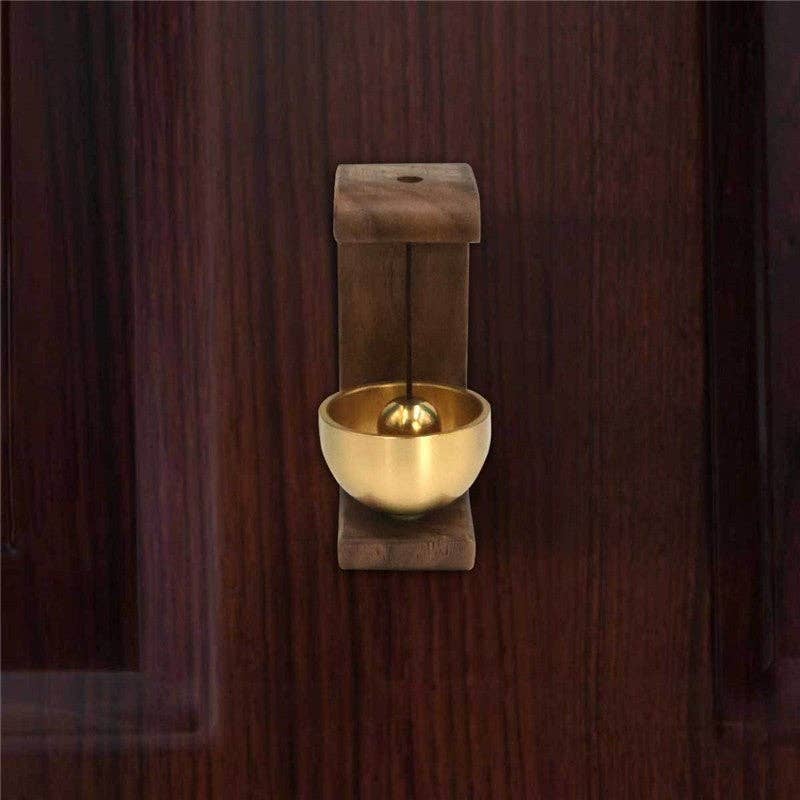 FurDecoration - Wholesale Ornament - Magnetische Messing Deurbel Ornament2