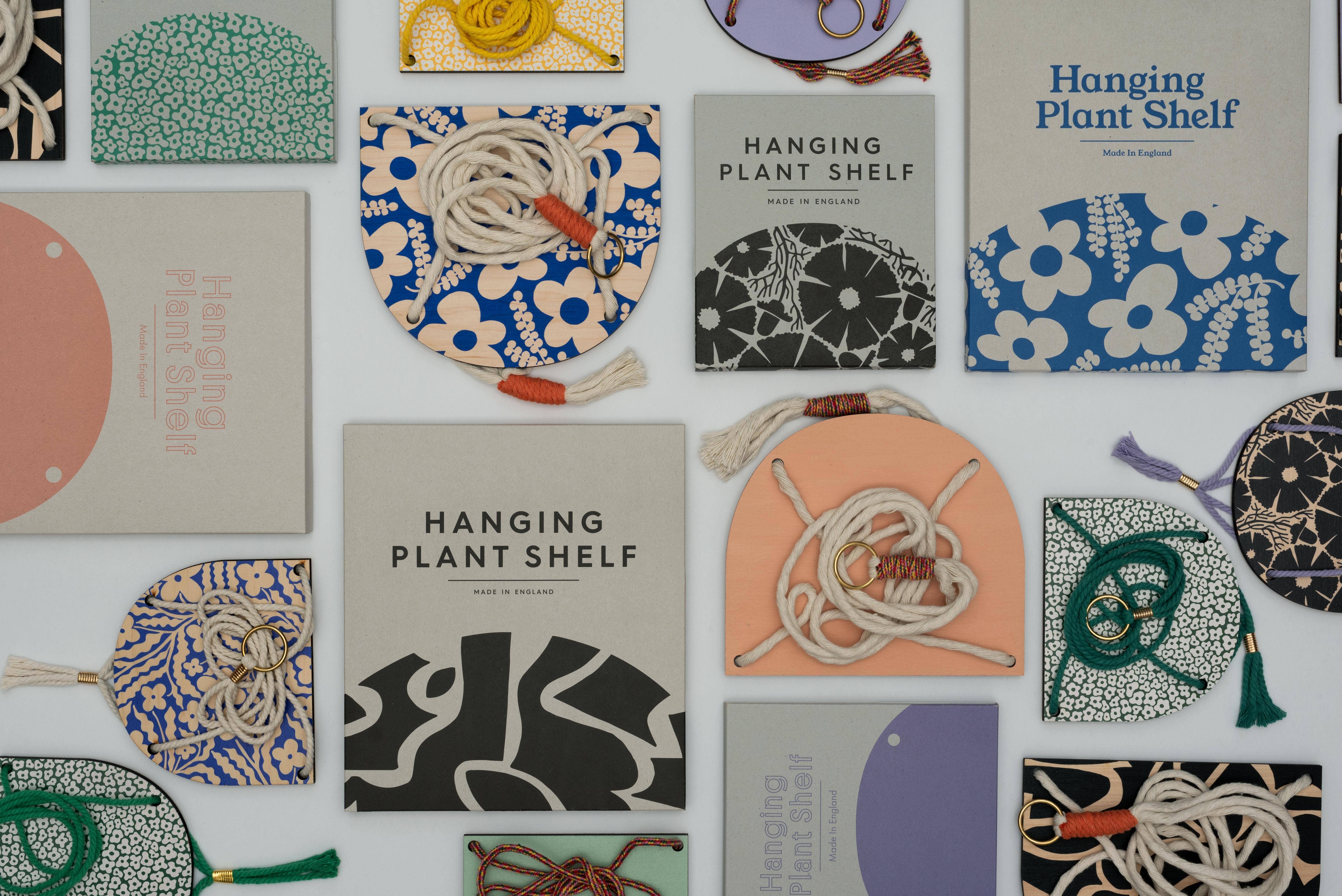 Studio Wald - UK Made - Vendita all'ingrosso Fioriere a sospensione - Mensola da appendere per piante - Primrose - Blu5