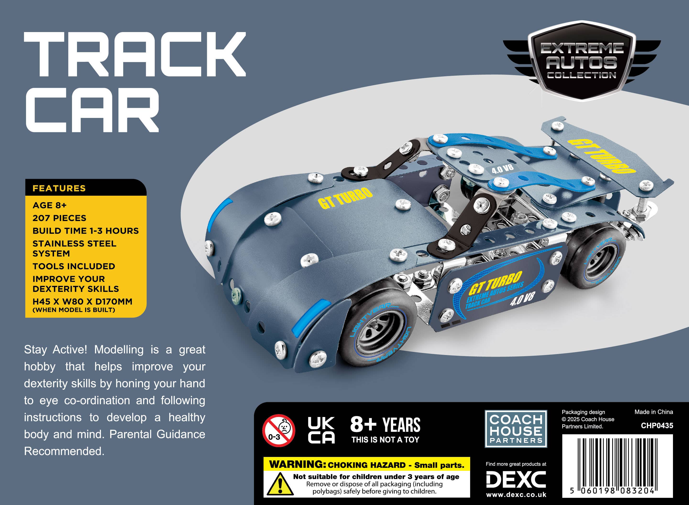 Coach House Partners – wholesale Building set – Child – Track Car Metal Construction Set (207 pieces) 3