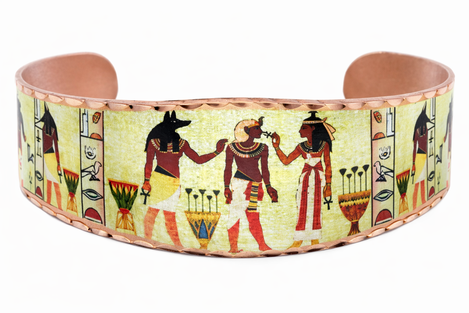 COPPER ARTS INC. - Wholesale Bangle Bracelet - BEG 05 Ancient Egyptian Pharaohs Bracelets1
