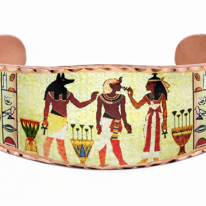 COPPER ARTS INC. - Wholesale Bangle Bracelet - BEG 05 Ancient Egyptian Pharaohs Bracelets1
