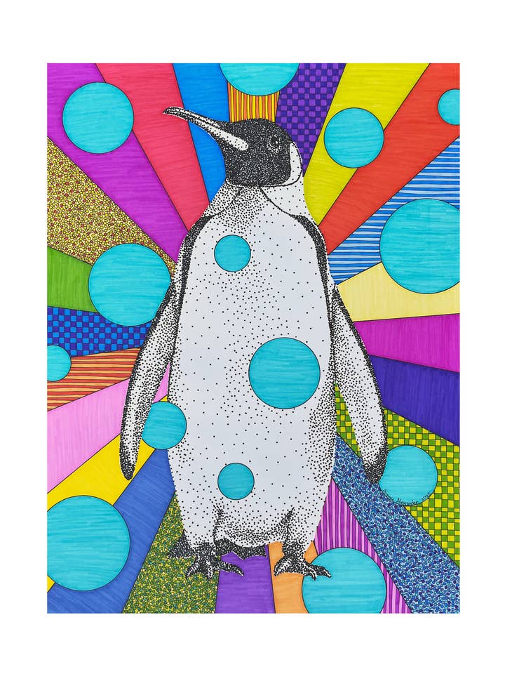 Tirage d'art pingouin pour la vente par artisticle